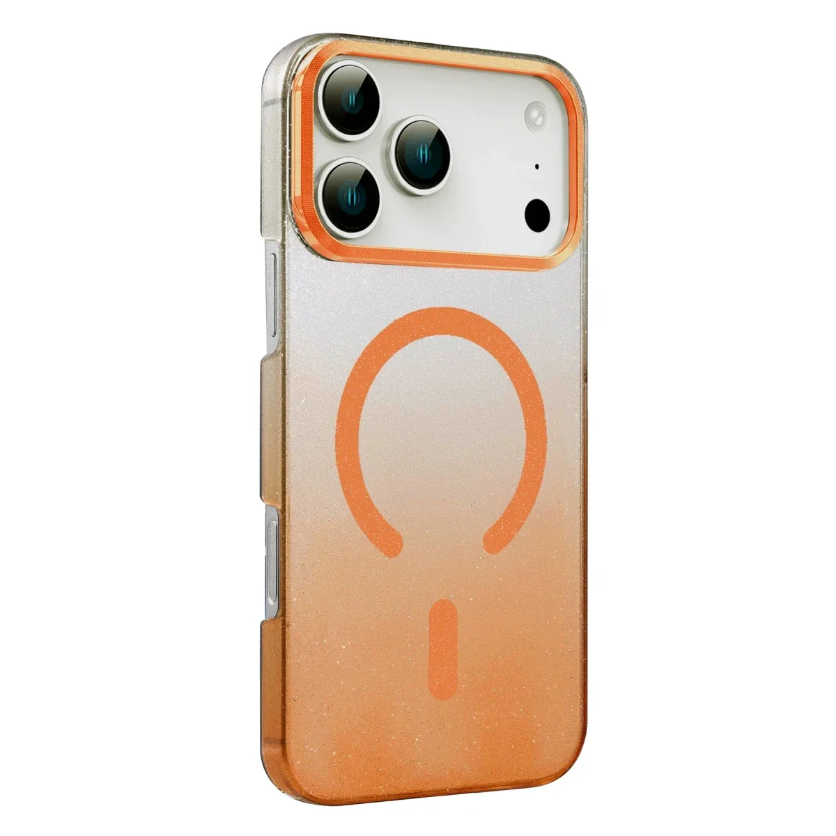 Apple iPhone 17 Pro Max Glossy Magsafe Kapak - Turuncu görsel 3