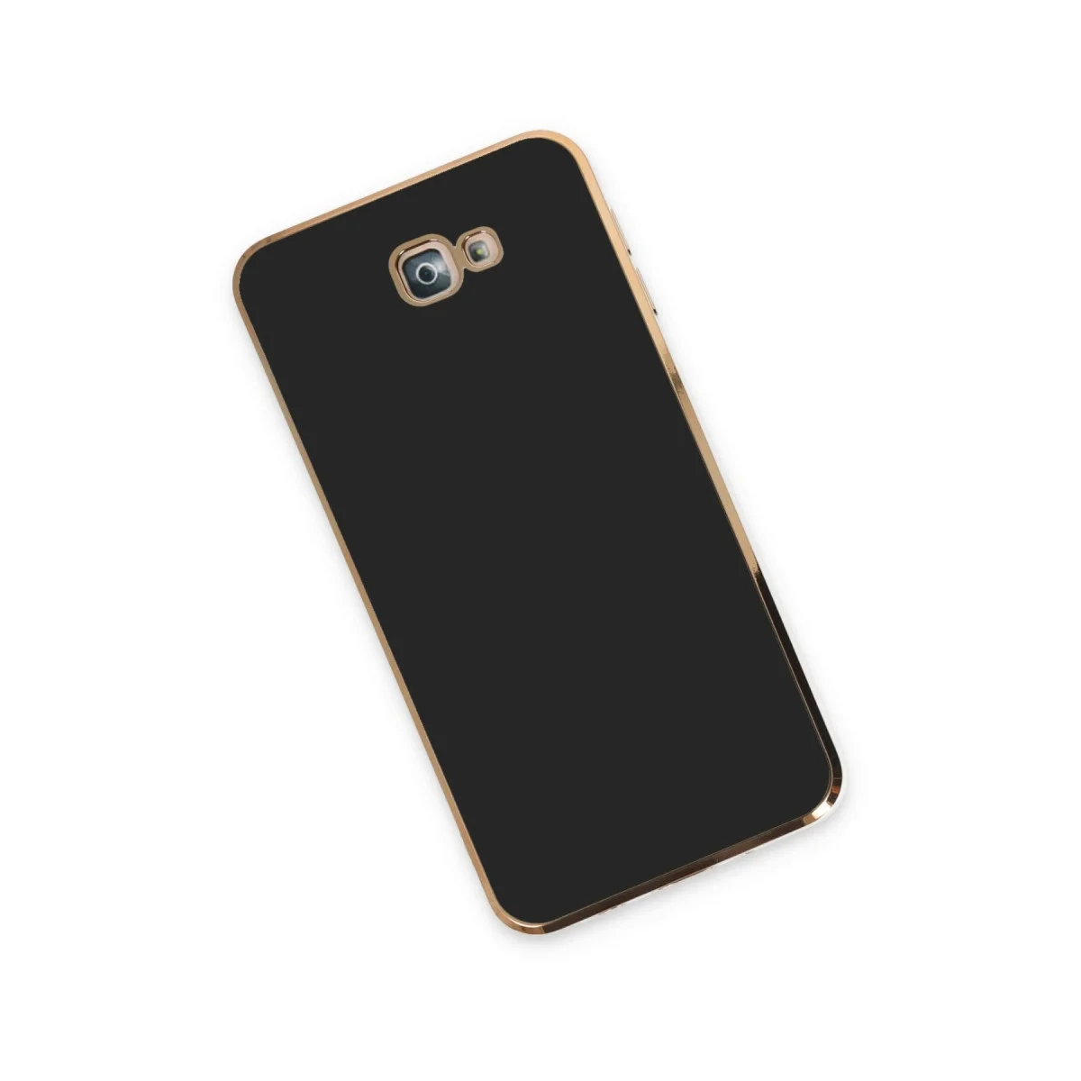 Samsung Galaxy J7 Prime Kılıf Volet Silikon - Siyah görsel 3
