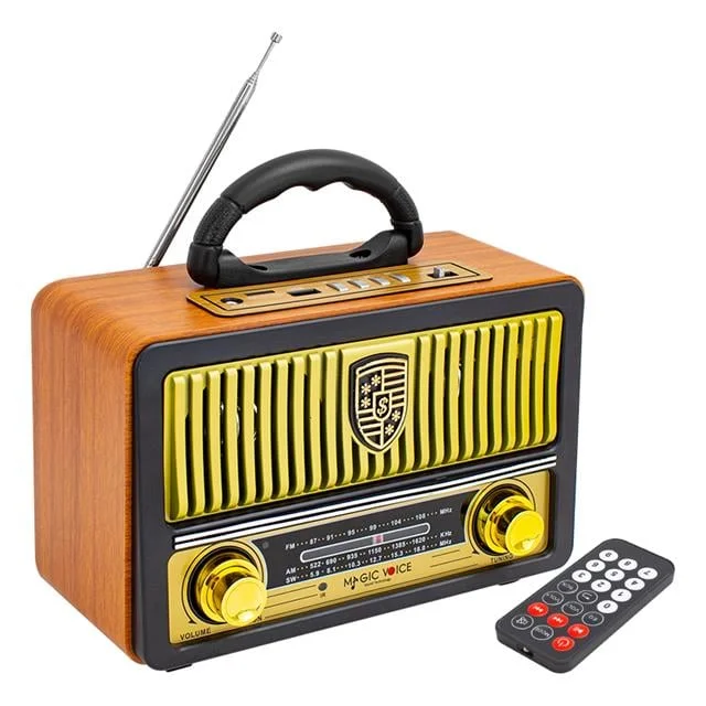 MagicVoice MV-112BT USB - SD - FM - Bluetooth Destekli Nostaljik Radyo görsel 5