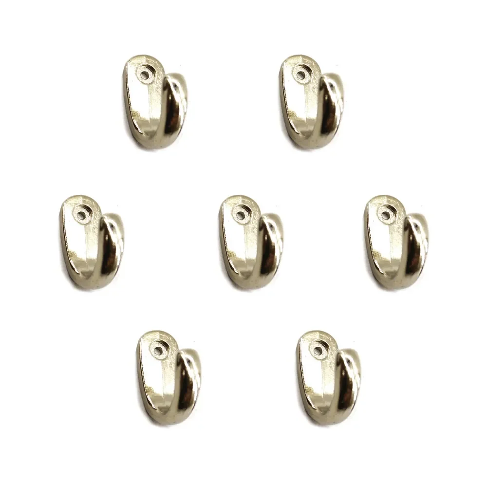 Büyük Tekli Fincan Askı, Dekor Askısı - Nikel, 100 Adet, 12x23x30 mm görsel 2