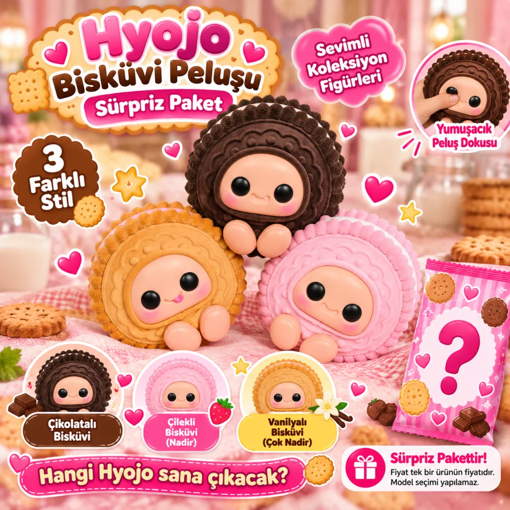 Bisküvi Peluşu Sürpriz Paket(ADET FİYATIDIR) görsel 4