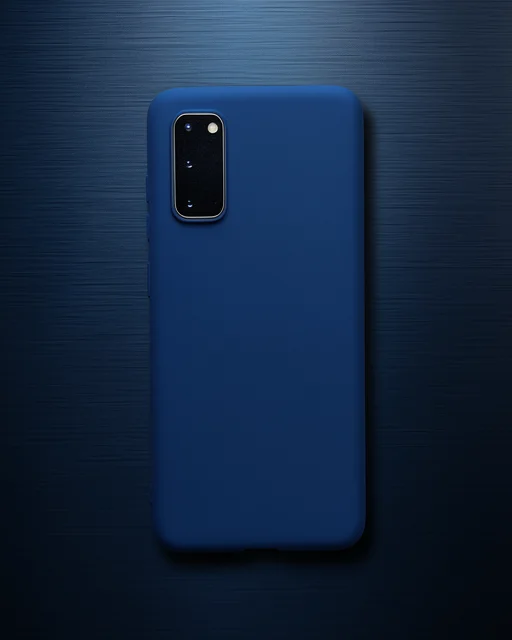 Samsung Galaxy S20 Kılıf Nano İçi Kadife Silikon - Lacivert