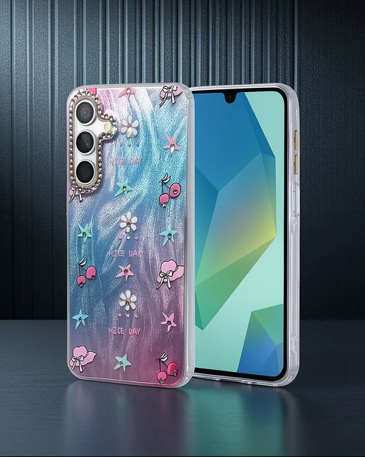 Samsung Galaxy S23 Fe Kılıf Blade Aynalı Desenli Kapak - Desen 4