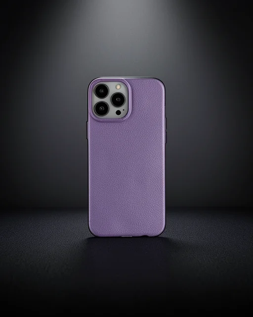 Apple İphone 13 Pro Max Kılıf Modos Metal Kapak - Derin Mor