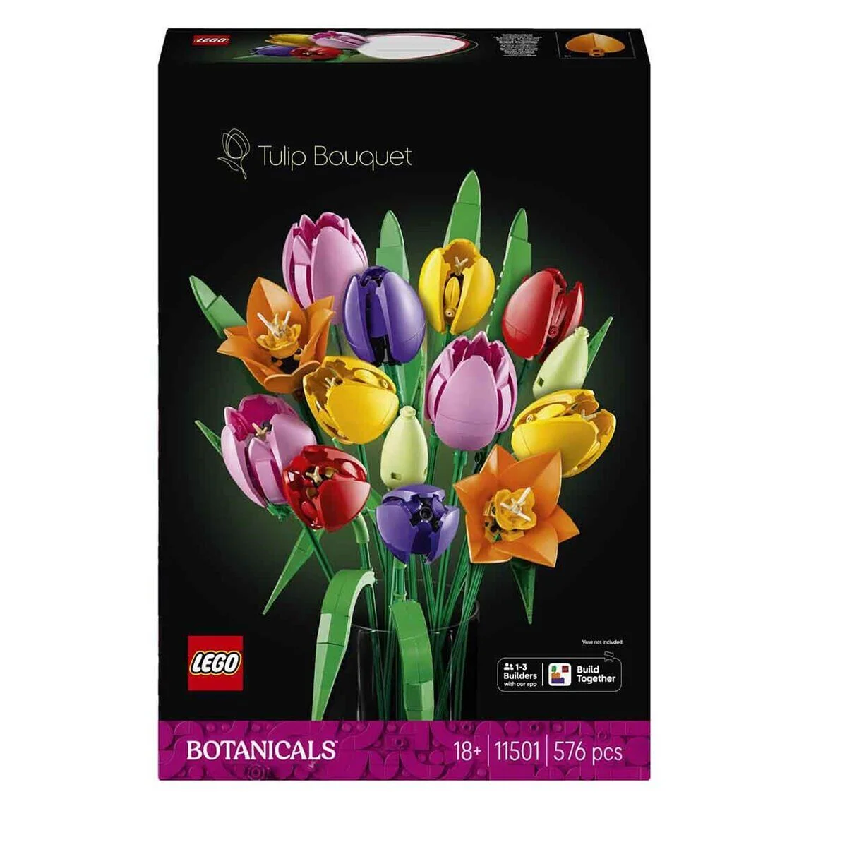 11501 Lego Botanicals Lale Buketi 576 parça +18 yaş görsel 6