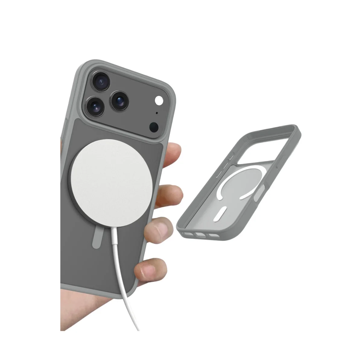 Joko Apple İphone 17 Pro Max Jota Magsafe Kapak - Titan Gri görsel 4