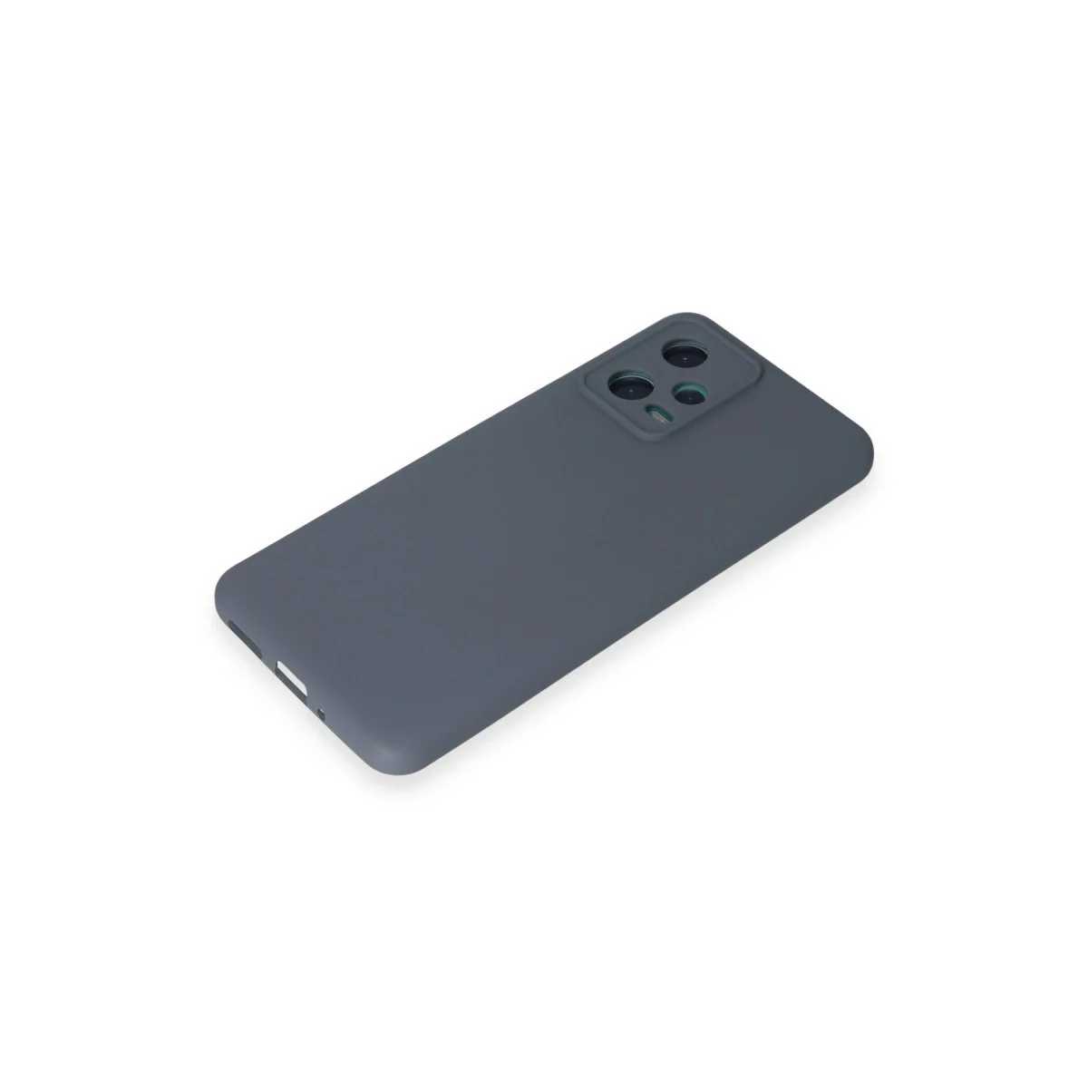 Xiaomi Redmi Note 12 5g Kılıf Nano İçi Kadife Silikon - Gri görsel 4