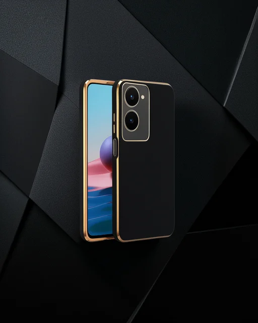Vivo Y18 Kılıf Volet Silikon - Siyah