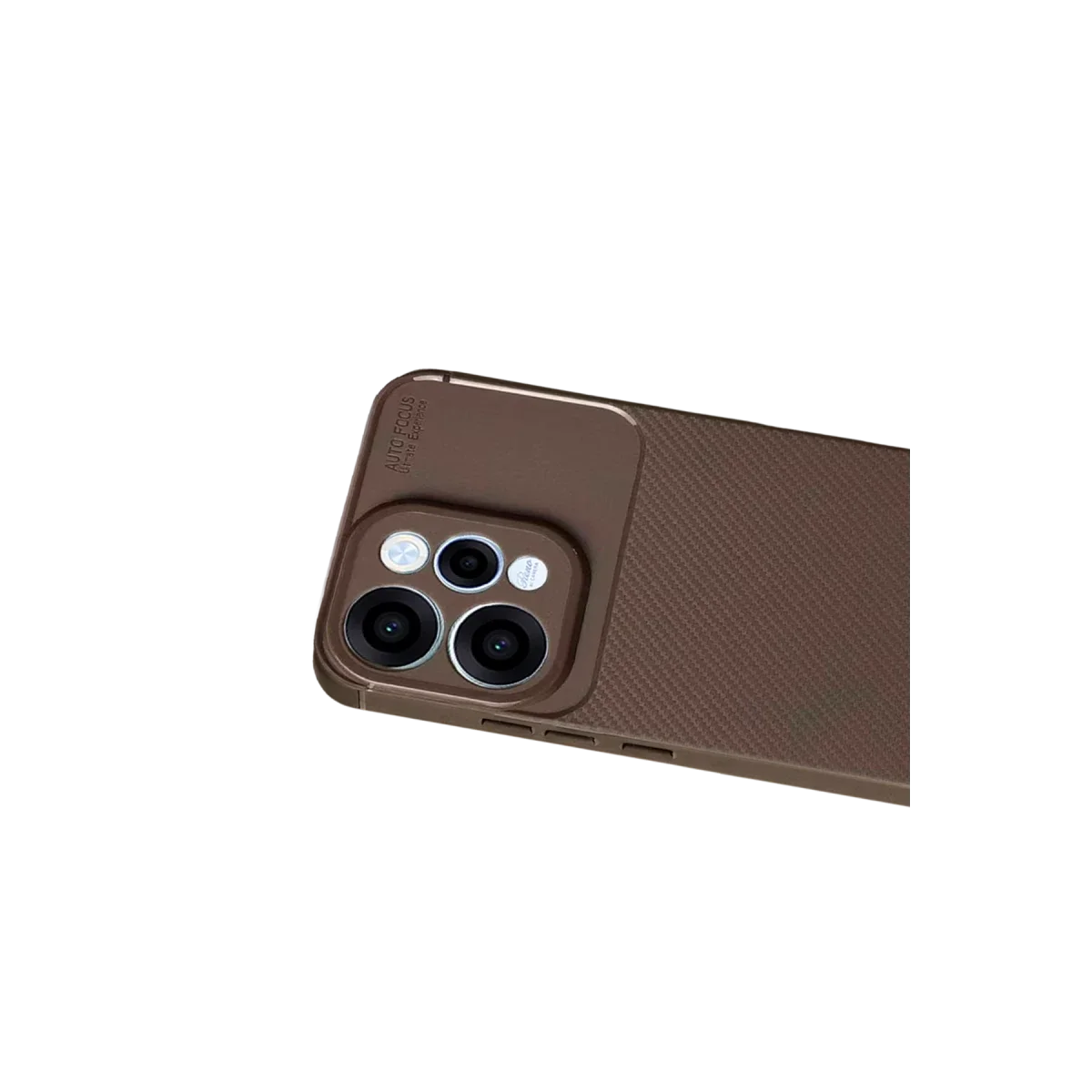 Oppo Reno 15 Auto Focus Karbon Kapak - Kahverengi görsel 4