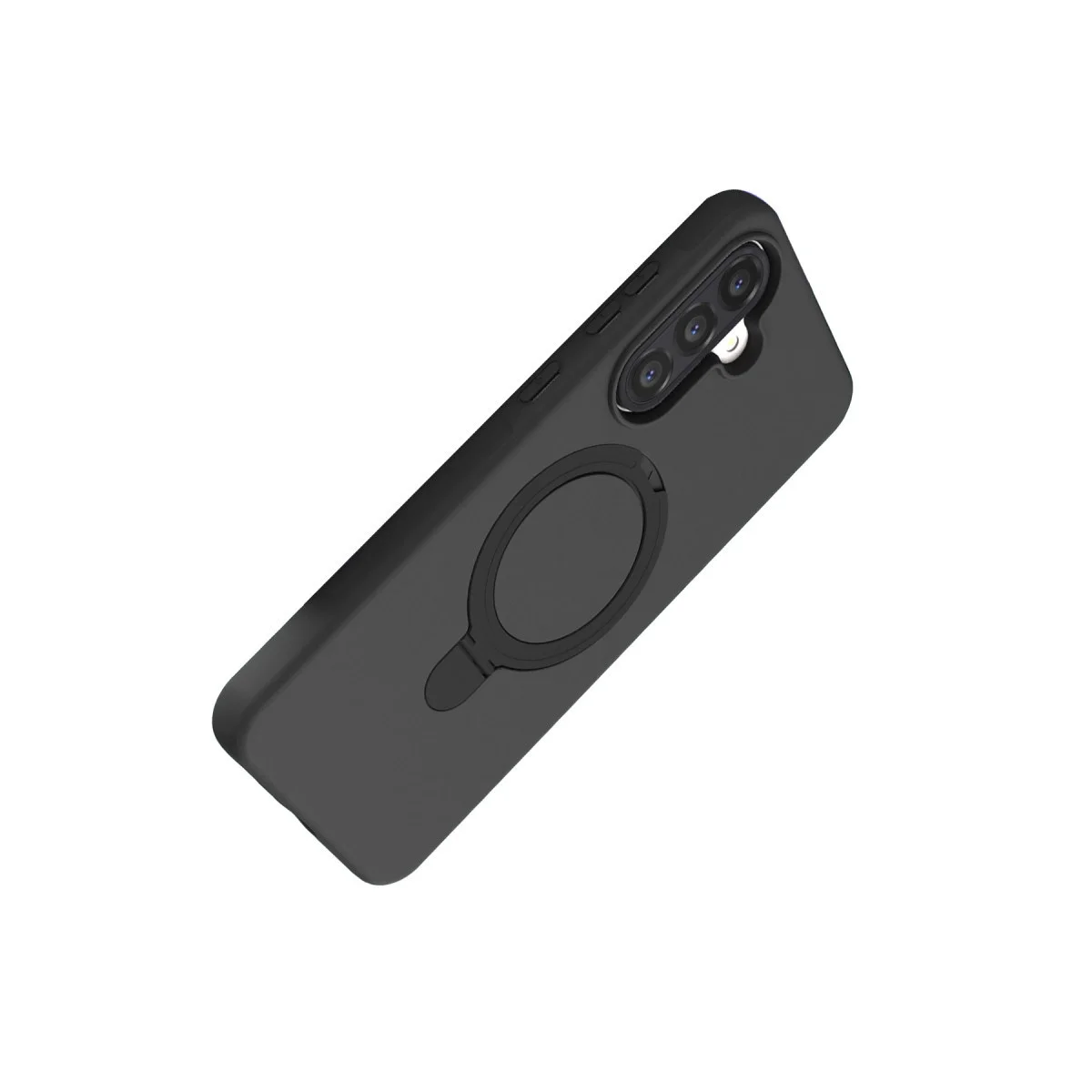 Samsung Galaxy A36 Regal Magsafe Standlı Kapak - Siyah görsel 4