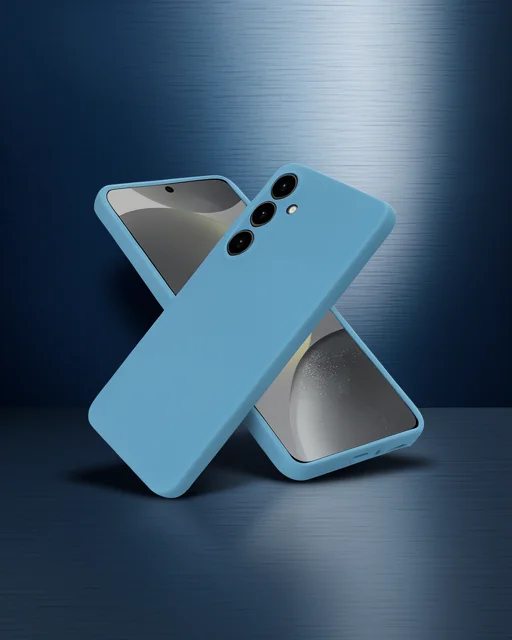 Samsung Galaxy A26 Kılıf First Silikon - Mavi