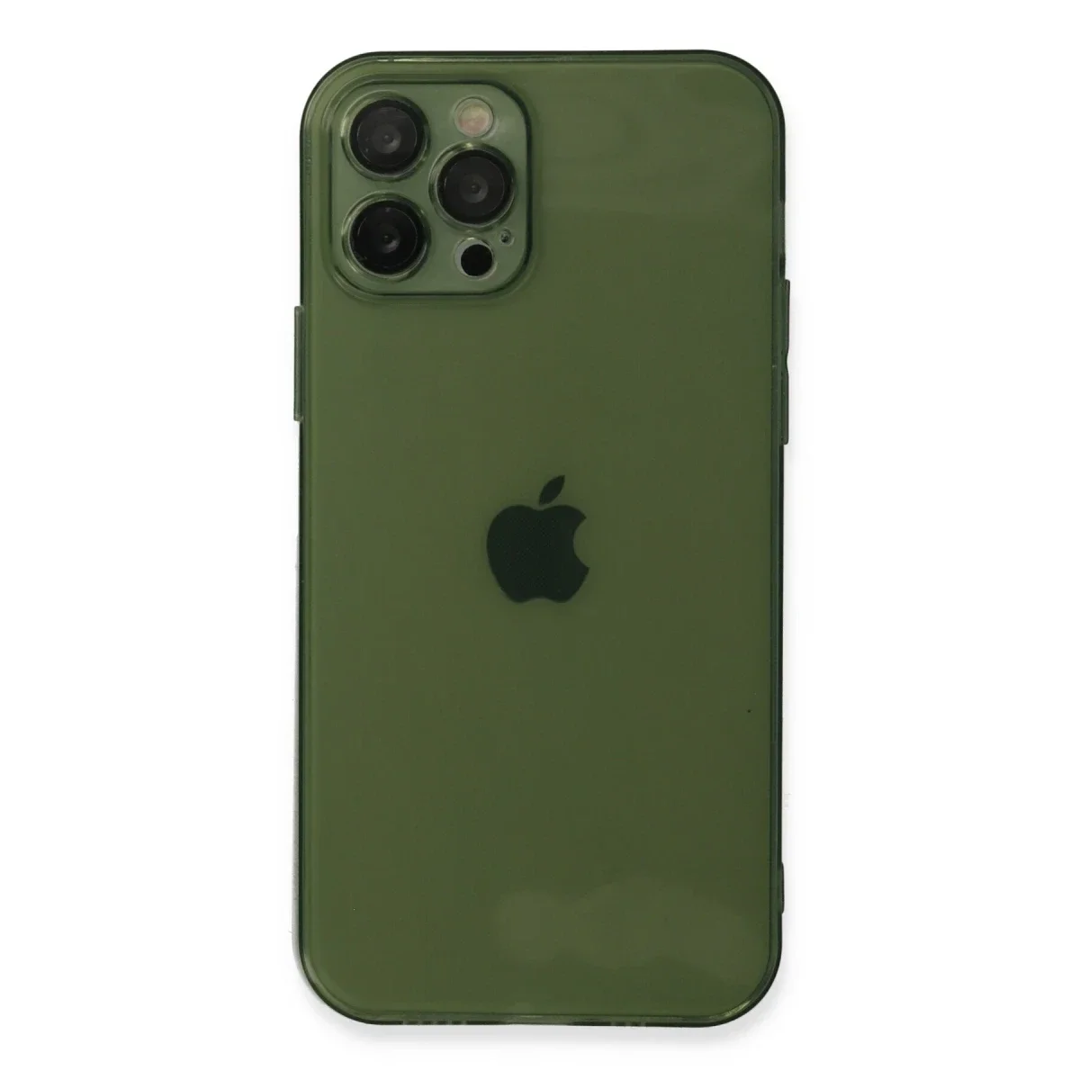 Apple iPhone 12 Pro Kılıf Fly Lens Silikon - Yeşil