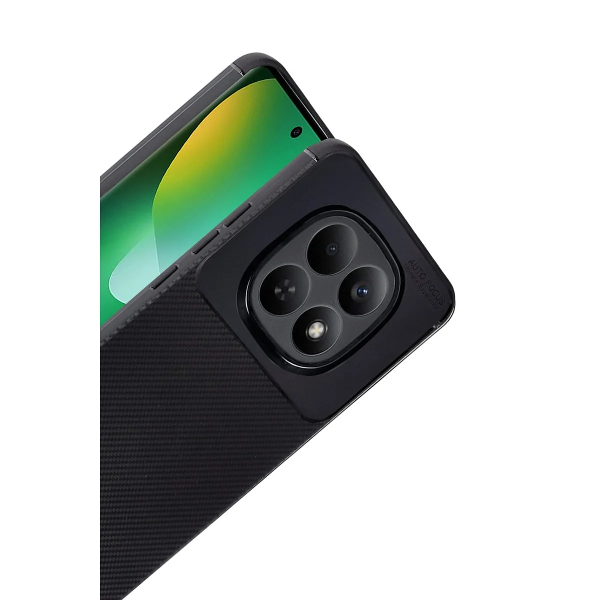 Xiao Red Note 15 4g Auto Focus Karbon Kapak - Siyah görsel 4