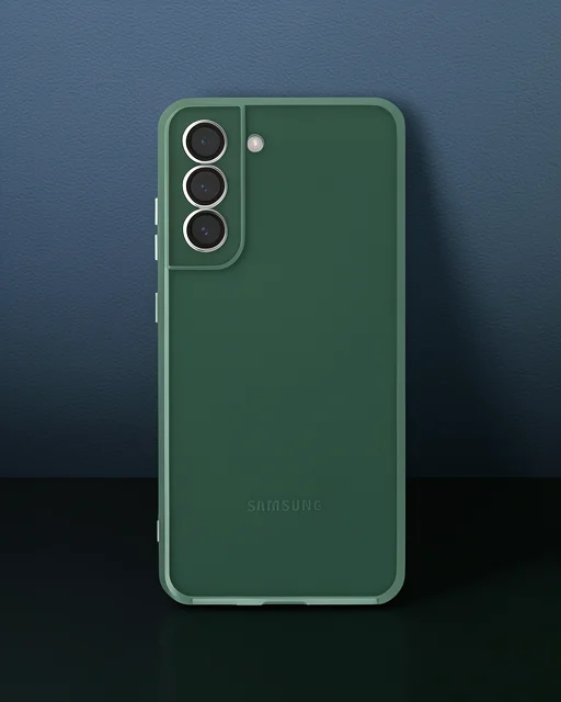 Samsung Galaxy S21 Fe Kılıf Razer Lensli Silikon - Yeşil