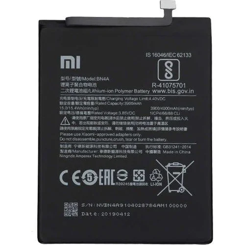 Redmi Note 7 (BN4A) Batarya Pil 4000 mAh görsel 2