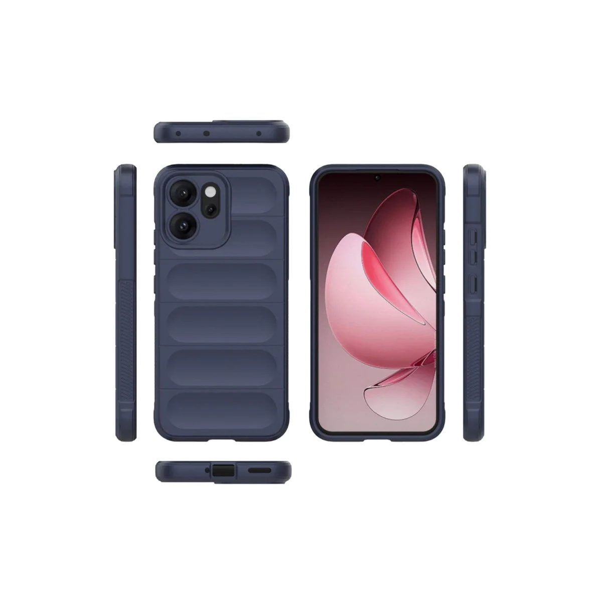 Oppo Reno 14f Optimum Silikon - Lacivert görsel 2