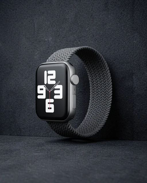 Apple Watch 38mm Ayarlı Solo Silikon Kordon - Gri