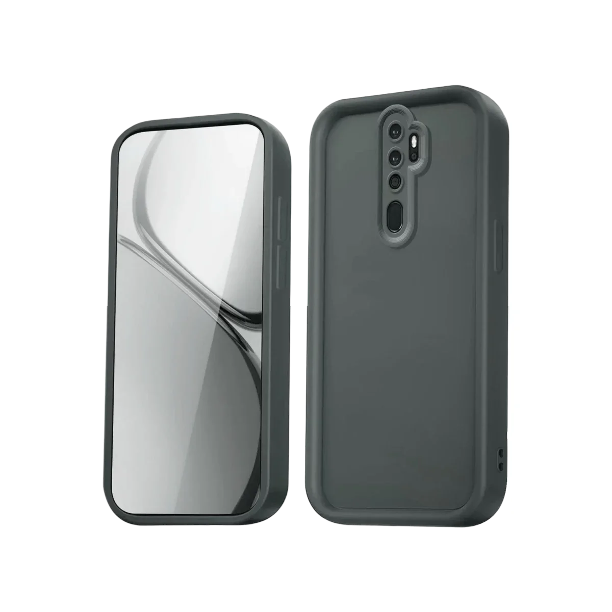 Xiao Red Note 8 Pro Kılıf Viera Silikon - Gri görsel 2