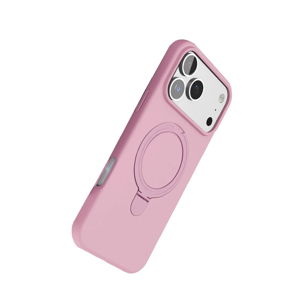 Apple İphone 17 Pro Regal Magsafe Standlı Kapak - Açık Pembe görsel 4