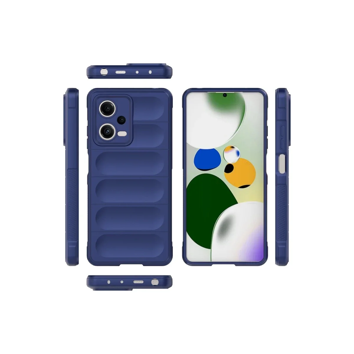 Xiaomi Poco X5 5G Kılıf Optimum Silikon - Lacivert görsel 3