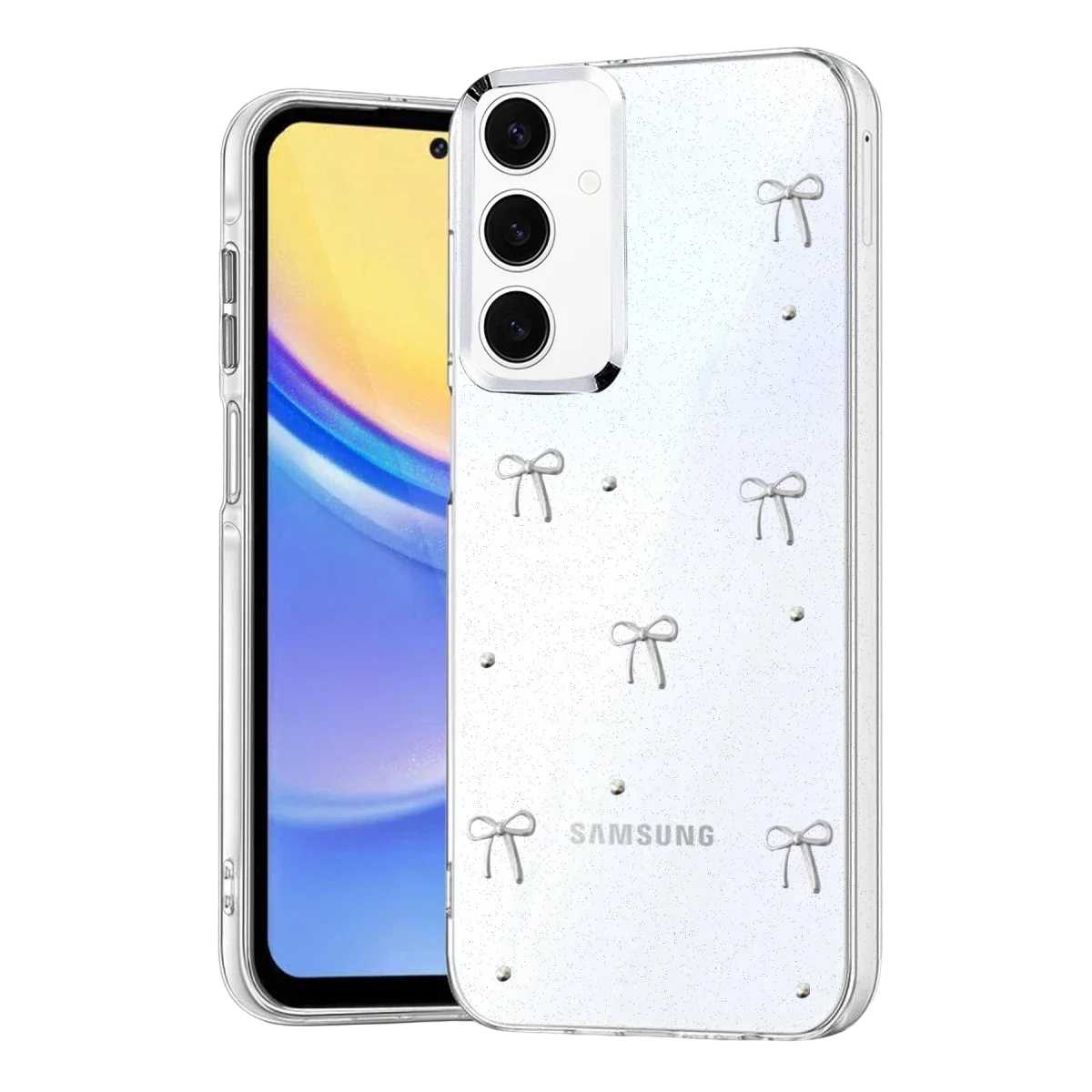 Samsung Galaxy A35 5G Fiyonk Desenli Kapak - Desen 1