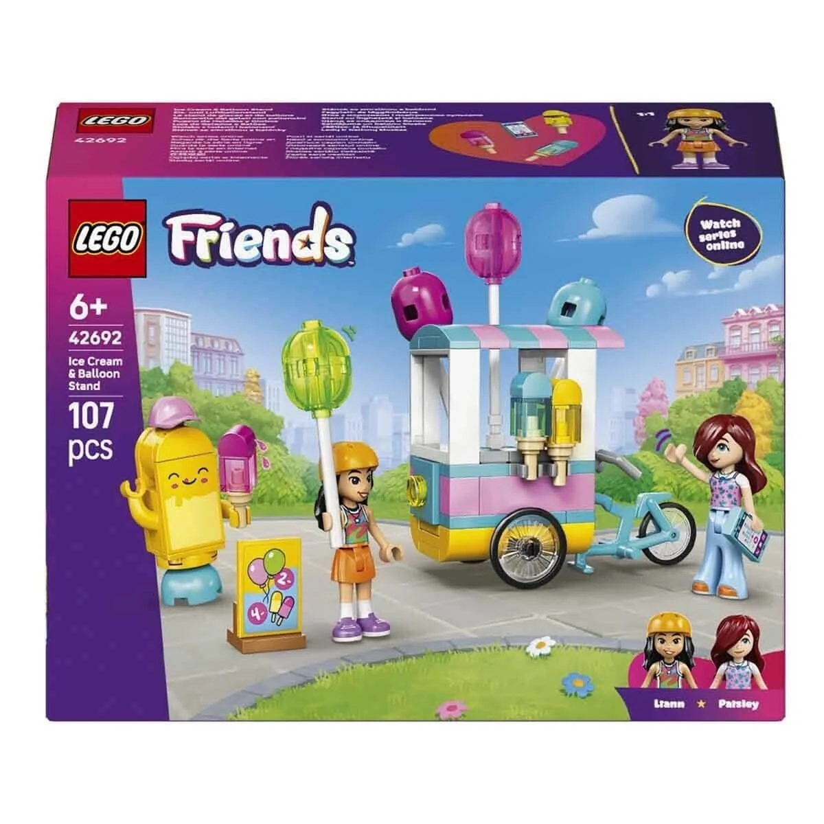 42692 Lego Friends Dondurma ve Balon Standı 107 parça +6 yaş görsel 7