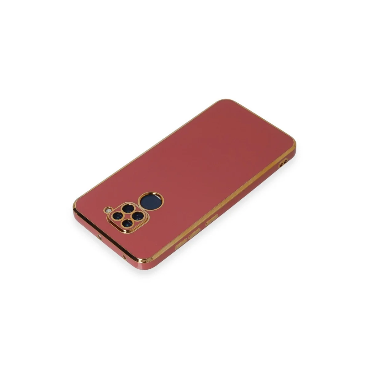 Xiaomi Redmi Note 9 Kılıf Volet Silikon - Kırmızı görsel 3