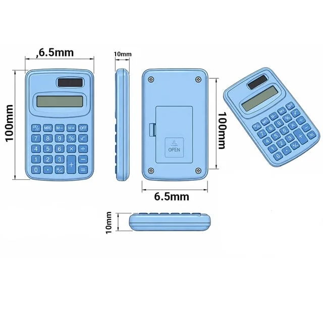 PM-25420 Mavi ni Hesap Makinesi görsel 3
