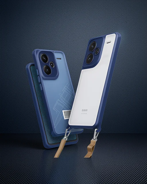 Xiaomi Redmi Note 13 Pro Plus Kılıf Penta Silikon Kılıf - Lacivert