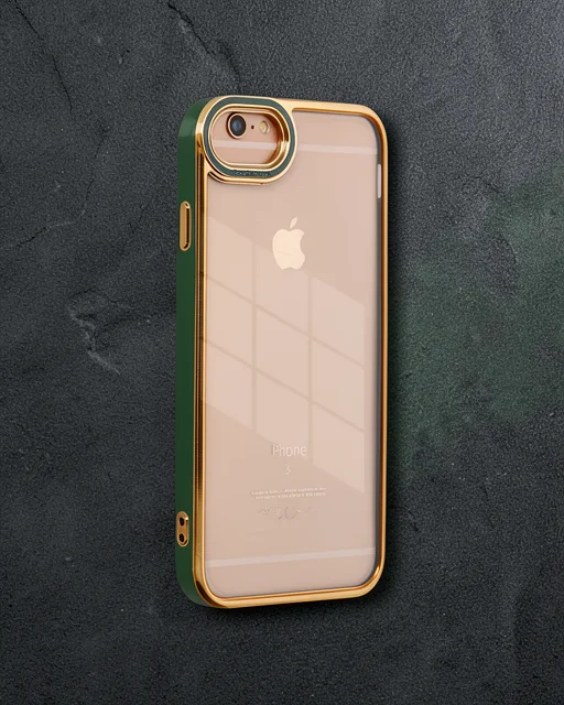 Apple İphone 6 Kılıf Liva Lens Silikon - Yeşil