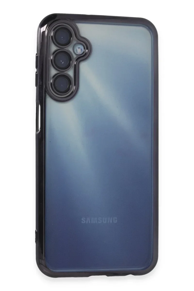 Samsung Galaxy A15 4G Kılıf Razer Lensli Silikon - Mor