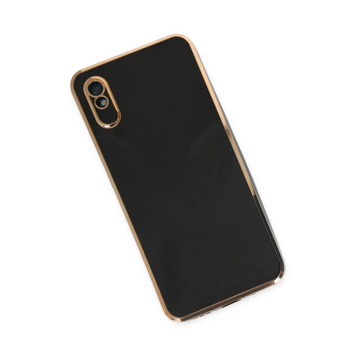 Xiaomi Redmi 9a Kılıf Volet Silikon - Siyah görsel 2