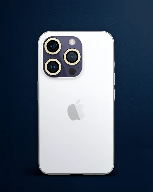 Apple İphone 13 Pro Max Neon Fosforlu Kamera Lens - Beyaz