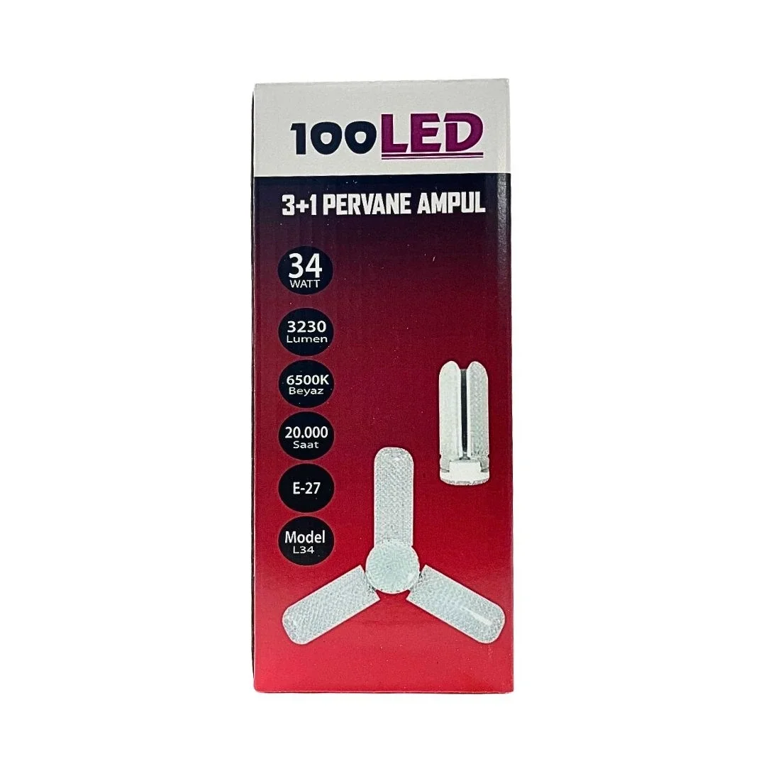 LED Pervane Ampul Jumbo 3+1 görsel 2