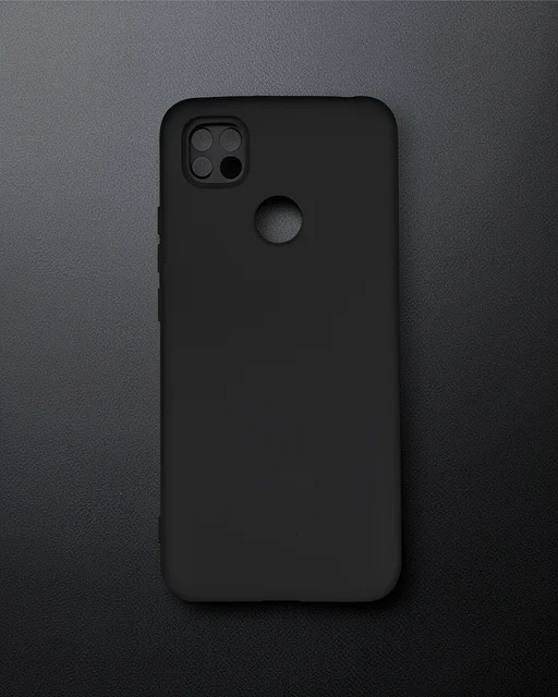 Xiaomi Redmi 9c Kılıf Nano İçi Kadife Silikon - Siyah