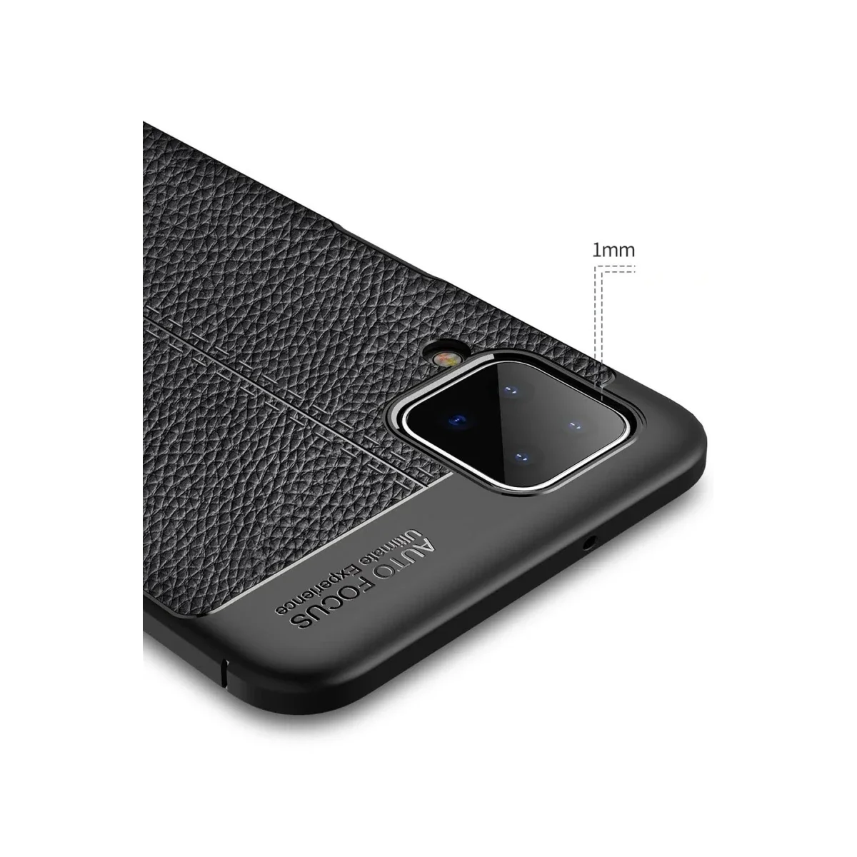 Samsung Galaxy A12 Kılıf Auto Focus Kapak - Kırmızı görsel 4