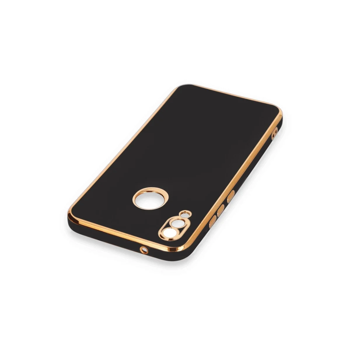 Huawei P20 Lite Kılıf Volet Silikon - Siyah görsel 3