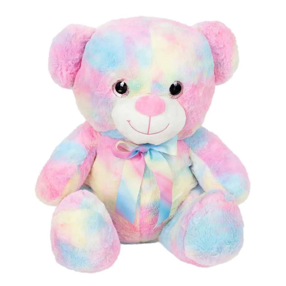 Peluş Ayı Raınbow 45CM Pembe