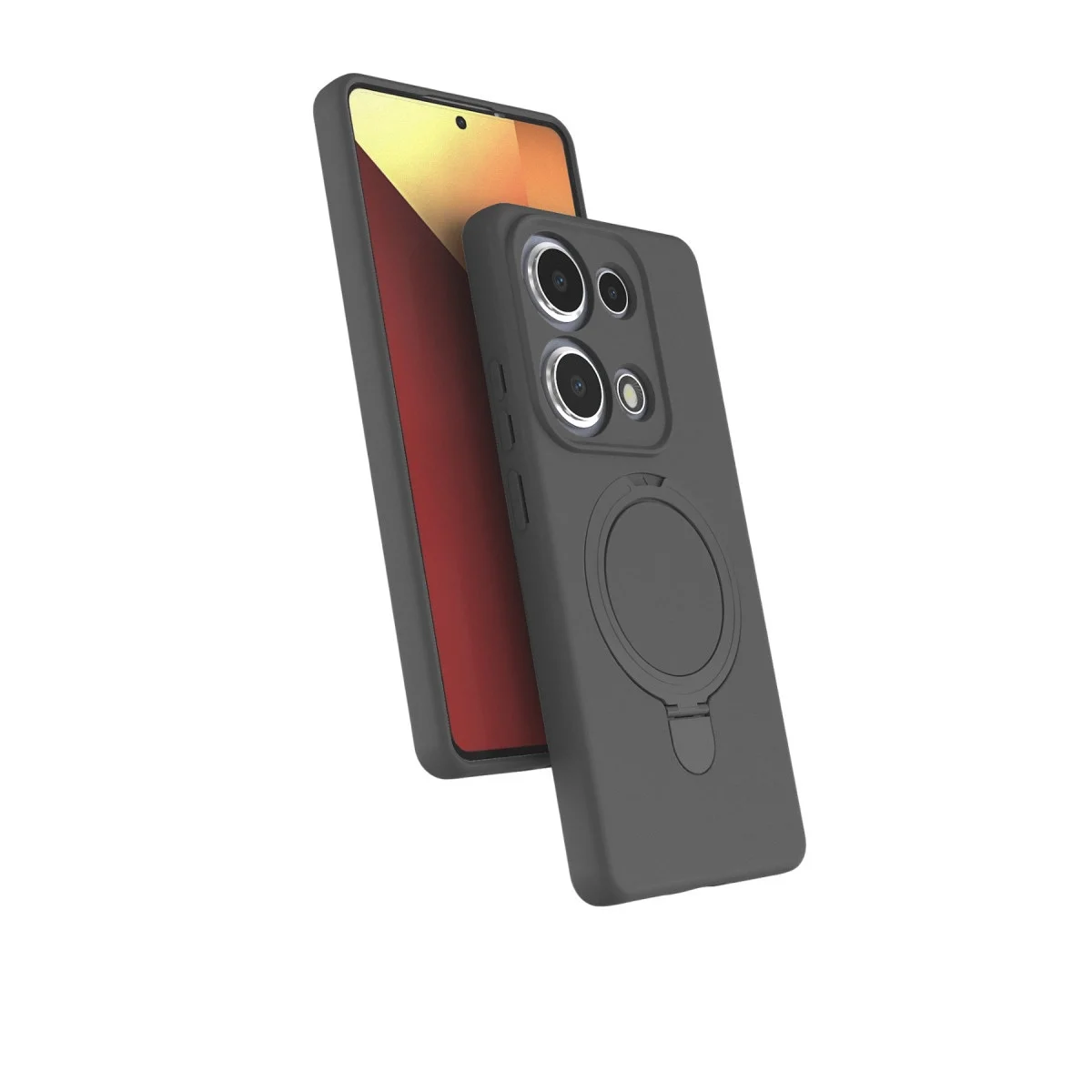 Xiao Red Note 13 Pro 4g Regal Magsafe Standlı Kapak - Titan Gri