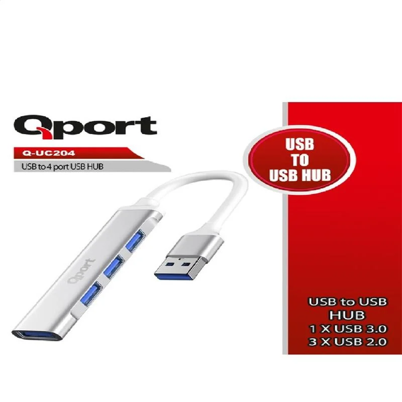 Q-UC204 Usb To 4 Port Usb Çoklayıcı