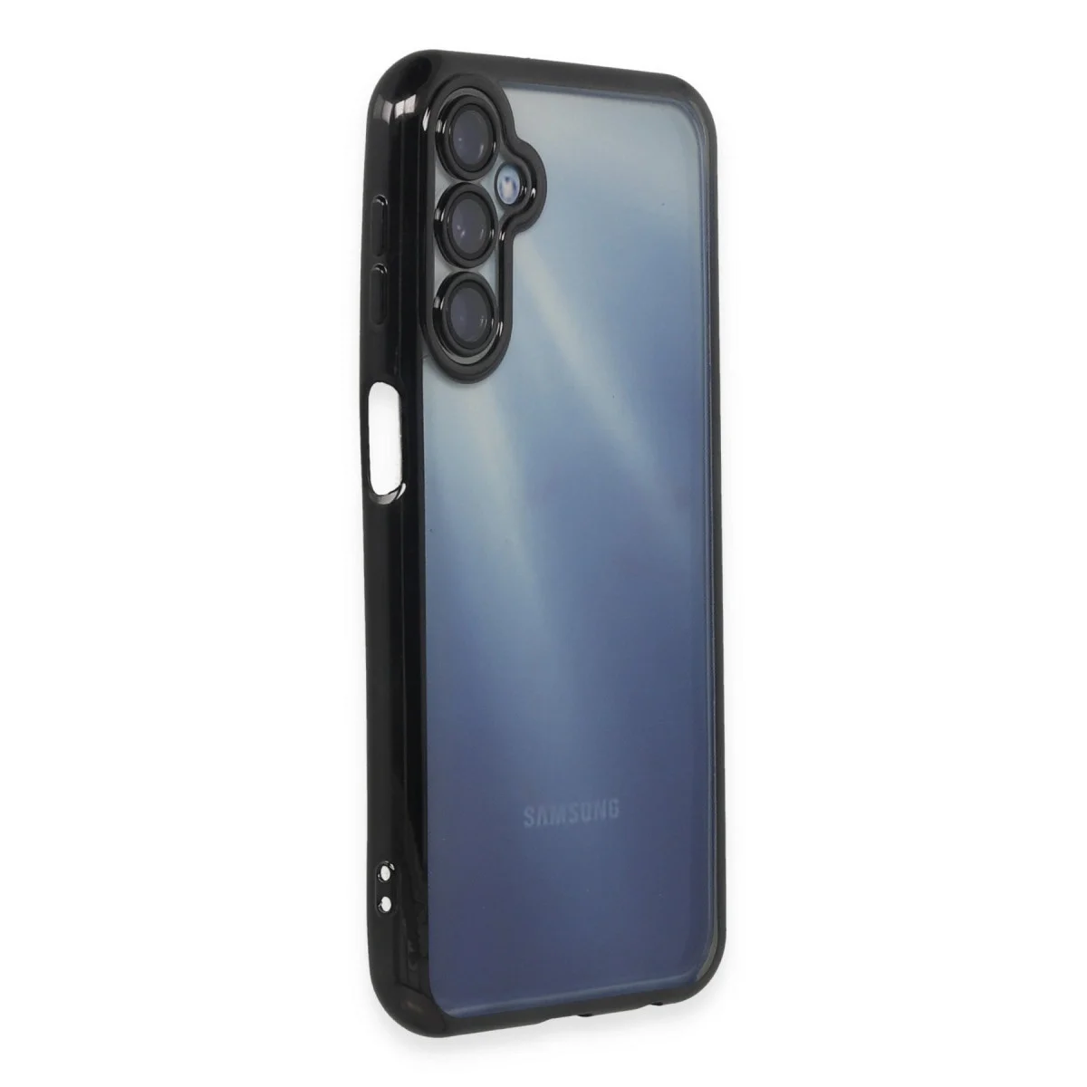 Samsung Galaxy A15 4g Kılıf Razer Lensli Silikon - Siyah görsel 2