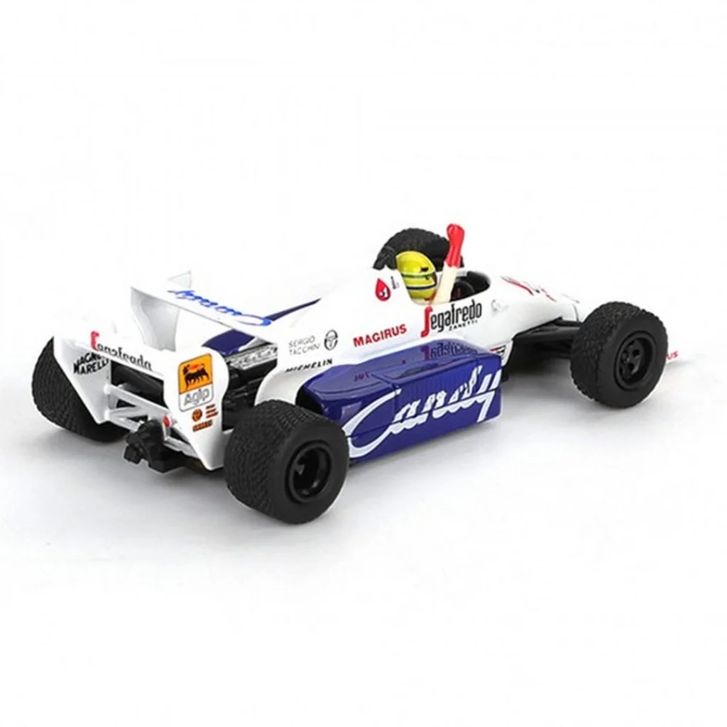 1/64 MODEL ARAÇ TG184 #19 Ayrton Senna 1984 Monaco Grand Prix 2nd Place görsel 3