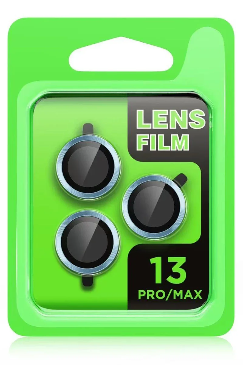 Apple iPhone 13 Pro Max Raze Metal Kamera Lens - Gümüş görsel 2