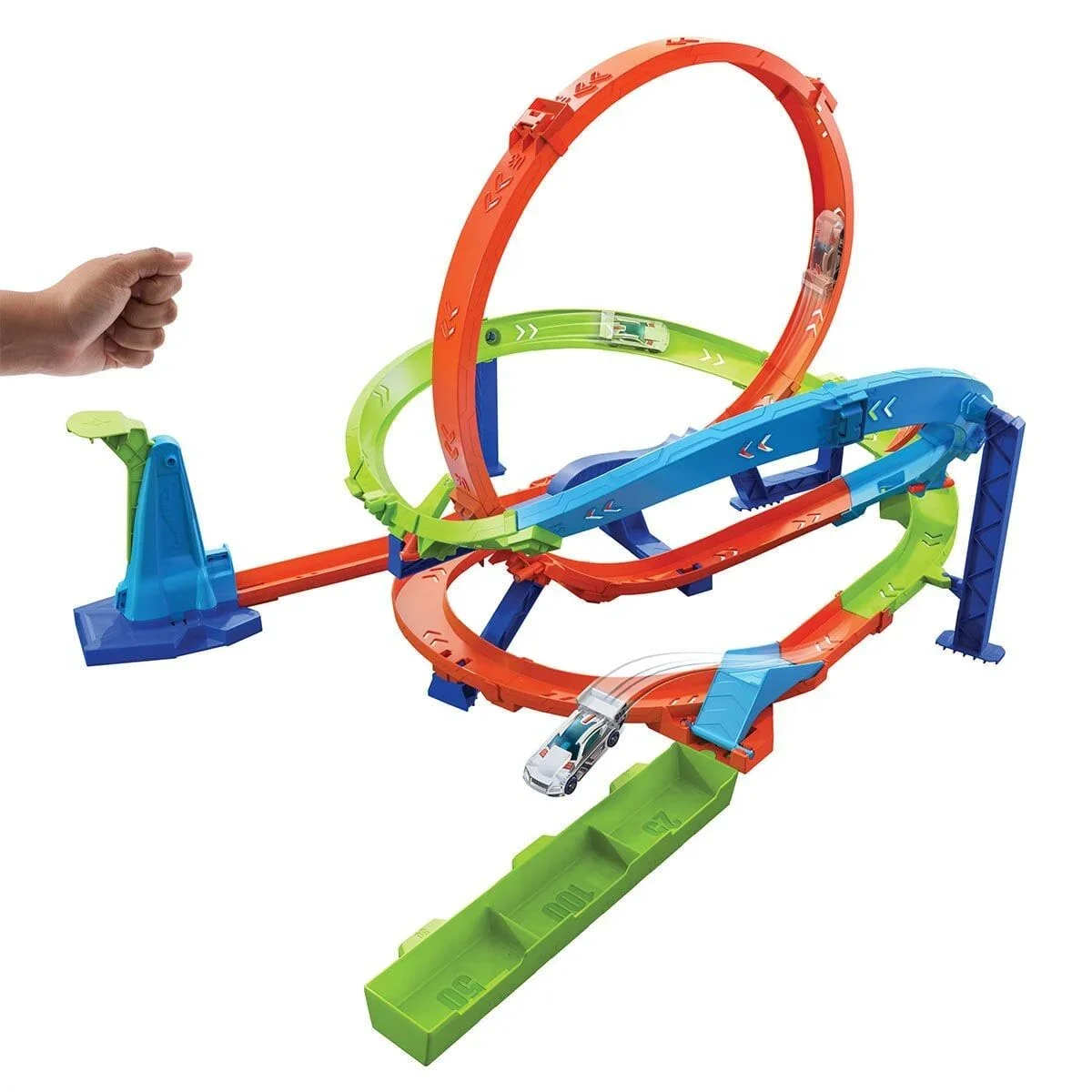 HTK16 Hot Wheels Bumerang Çemberli Yarış Pisti görsel 4