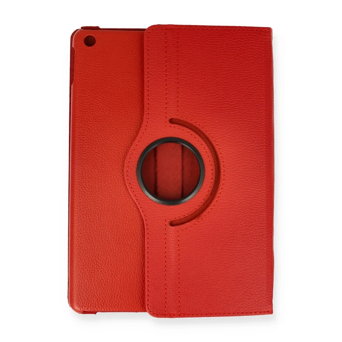 Apple iPad 10.2 (7.nesil) Kılıf 360 Tablet Deri Kılıf - Kırmızı görsel 2