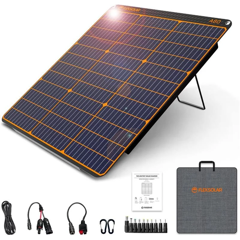 A60 Taşınabilir Güneş Paneli 60W
