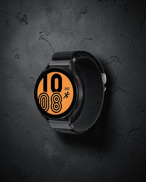 Watch 20mm Kr410 Kumaş Kordon - Siyah