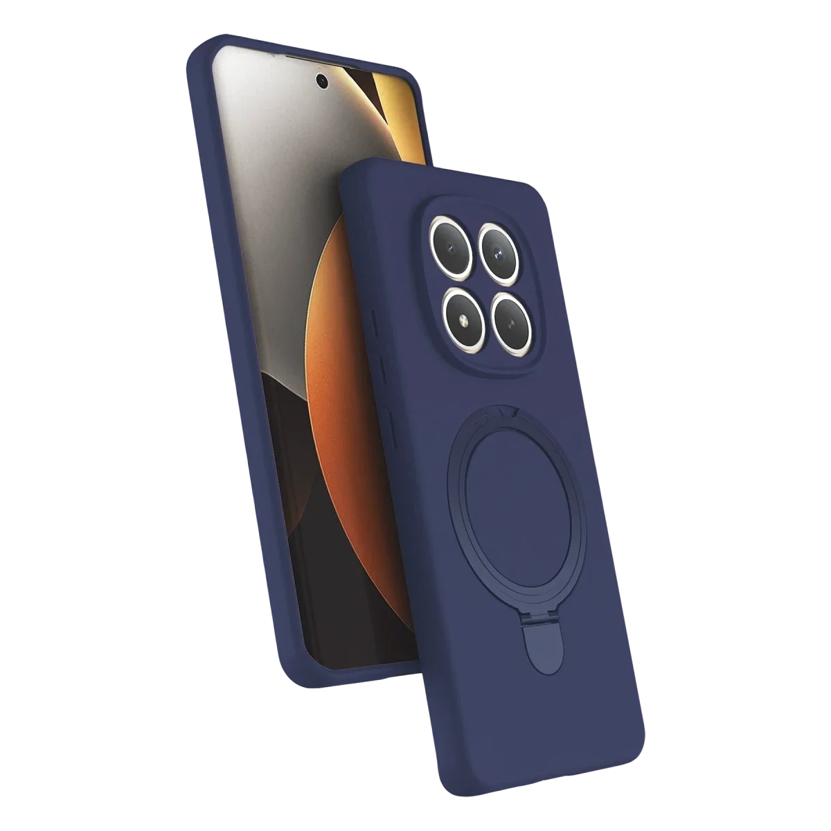 Xiaomi Redmi Note 15 Pro 5G Regal Magsafe Standlı Kapak - Lacivert