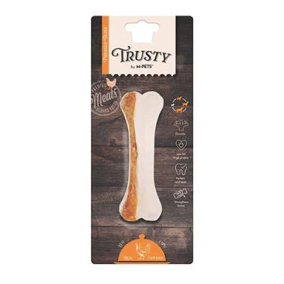 Trusty Tavuklu Presli Kemik Köpek Ödülü 85 Gr 15,3 Cm