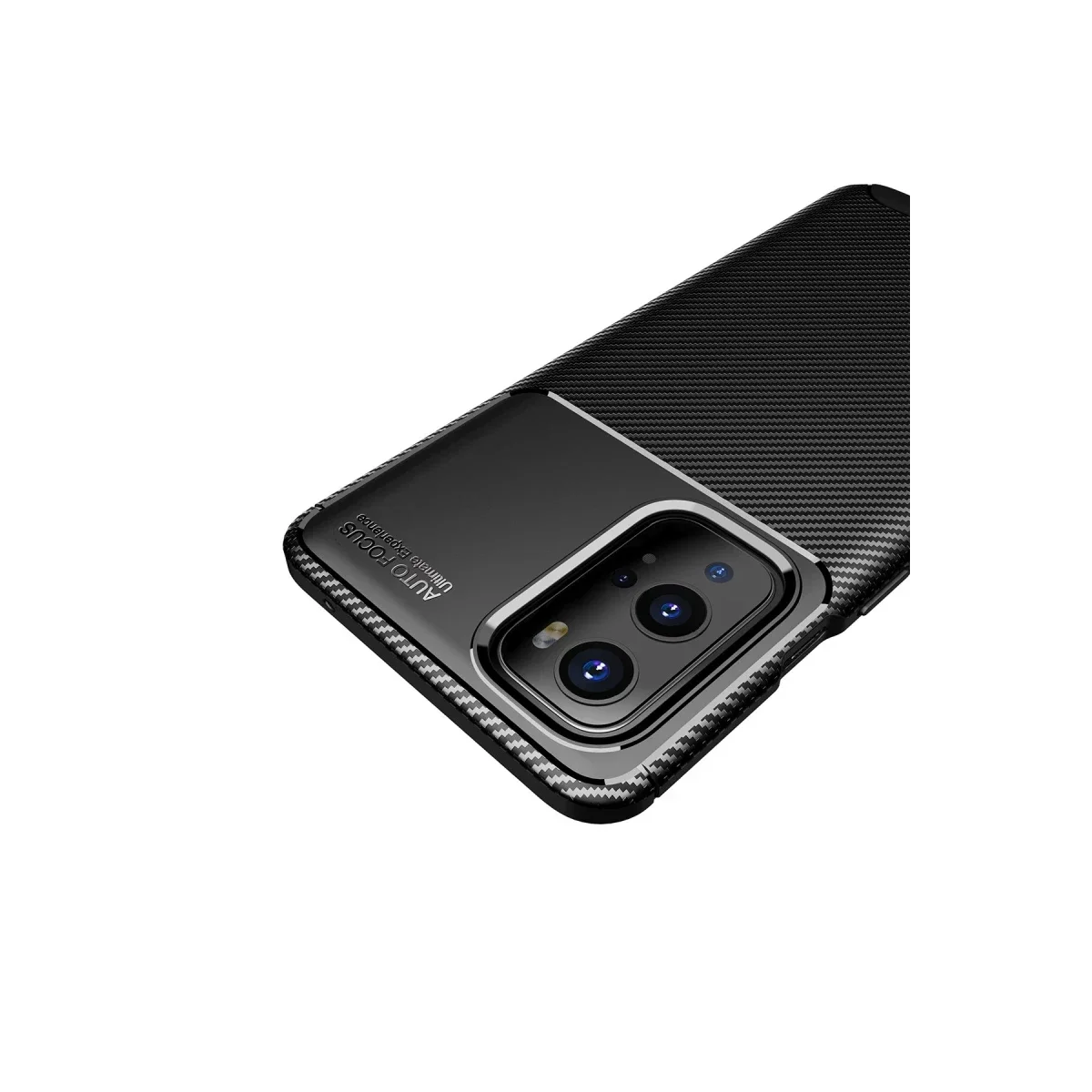 One Plus 9 Pro Kılıf Auto Focus Karbon Kapak - Siyah görsel 6